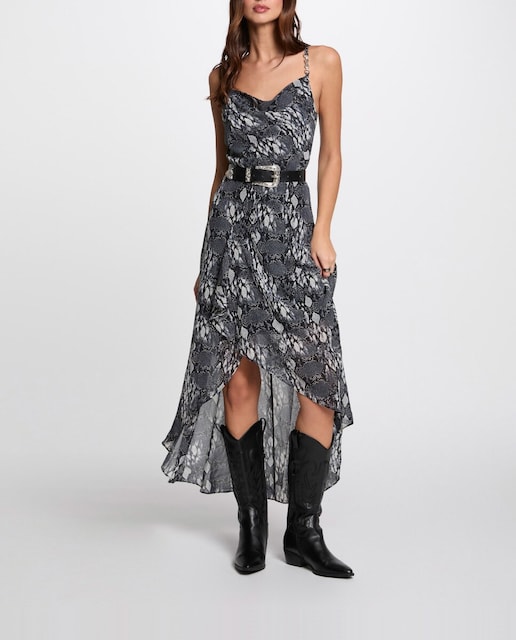 Imagen 0 de Vestido largo estampado