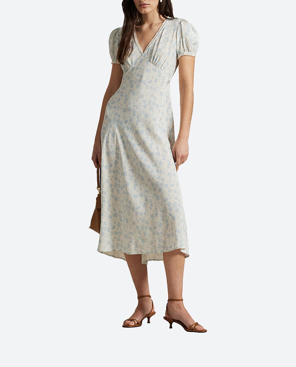 Imagen 0 de Vestido de seda con estampado floral
