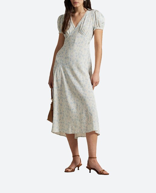 Imagen 0 de Vestido de seda con estampado floral