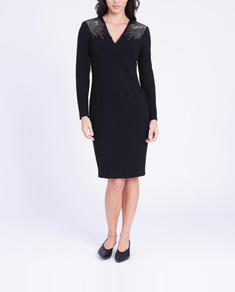 Imagen 0 de Vestido scuba crepe de mujer