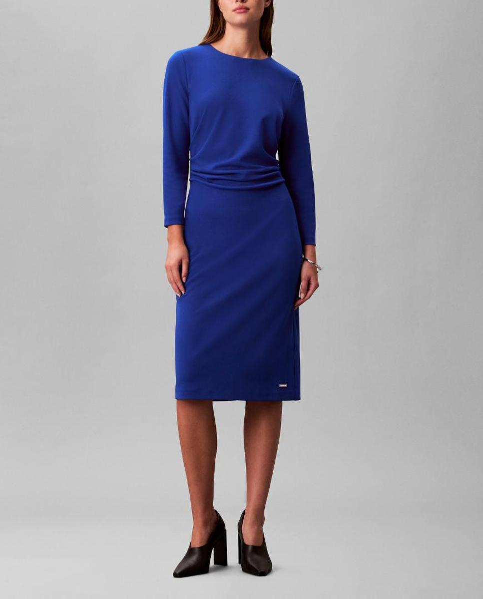 Imagen 0 de Vestido crepé entallado