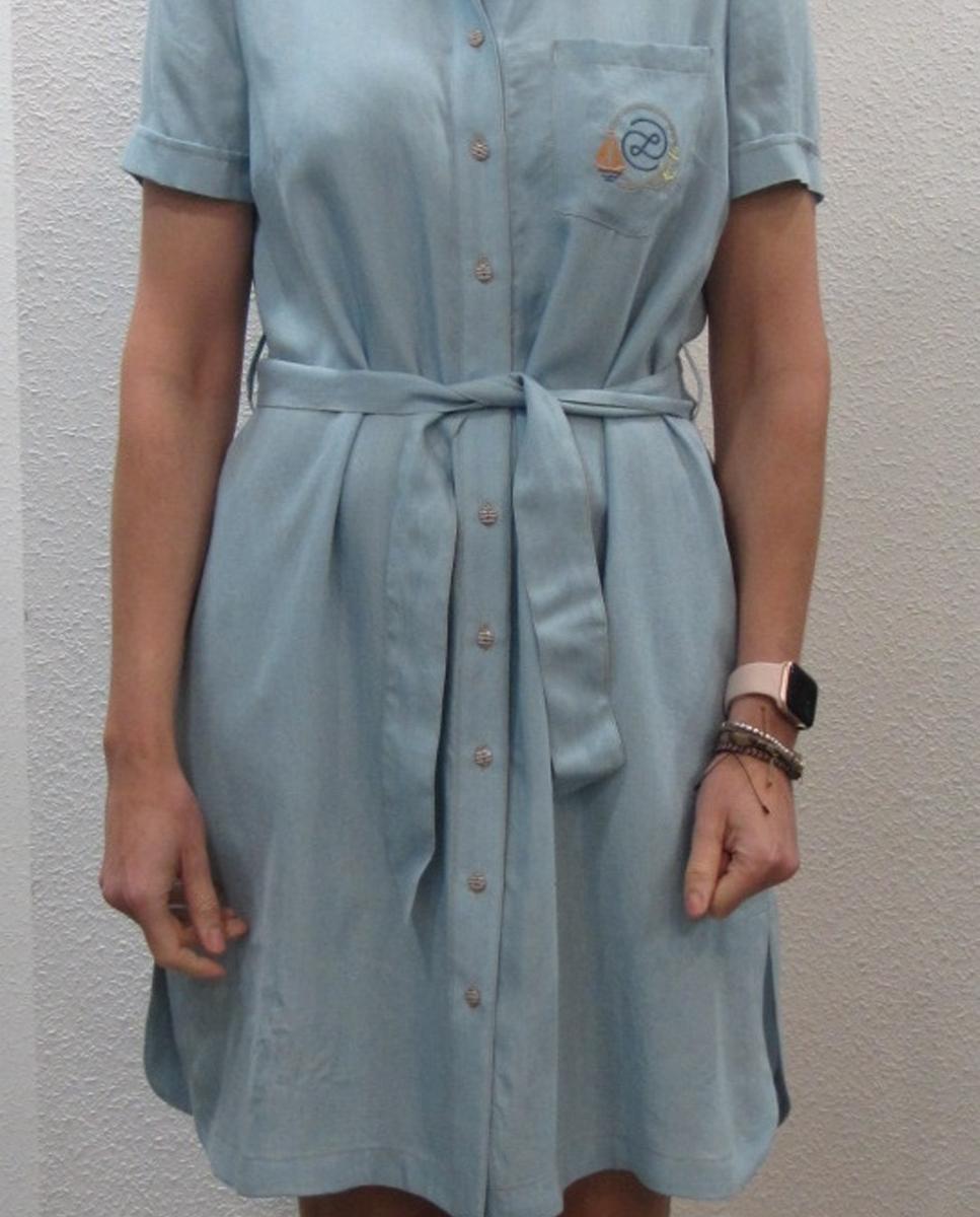 Imagen 0 de Vestido largo de rayas