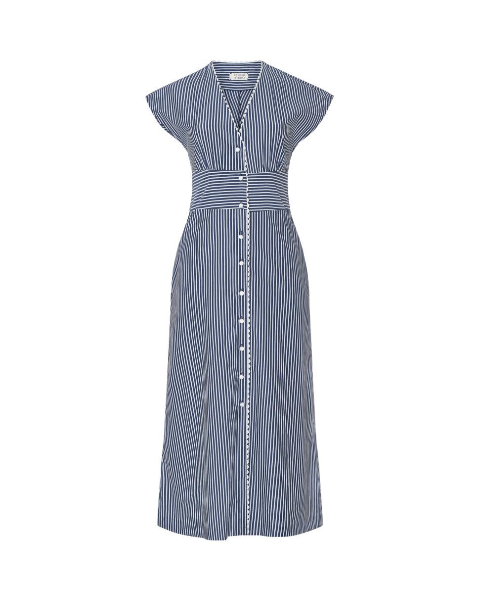 Imagen 0 de Vestido de mujer de escote cuadrado largo