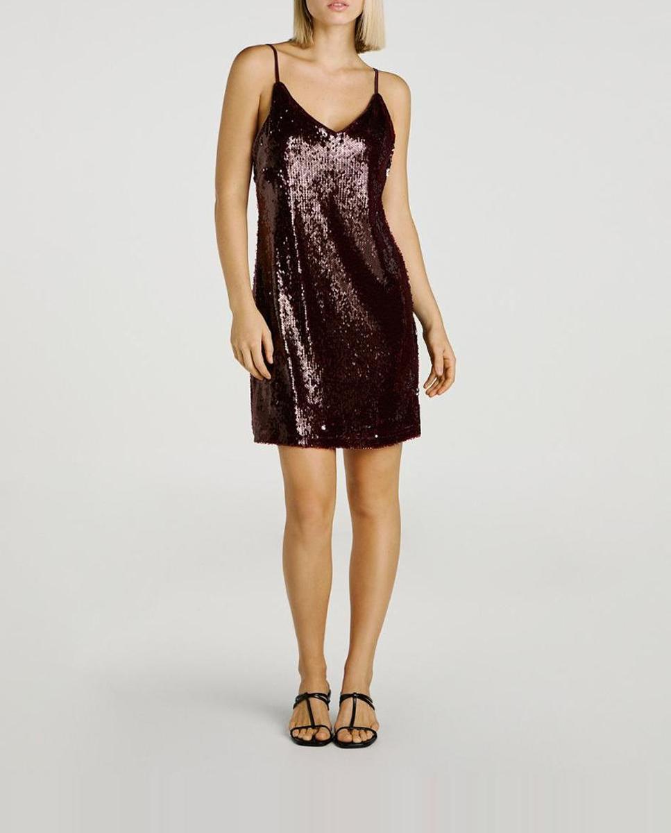 Imagen 0 de Vestido corto de lentejuelas
