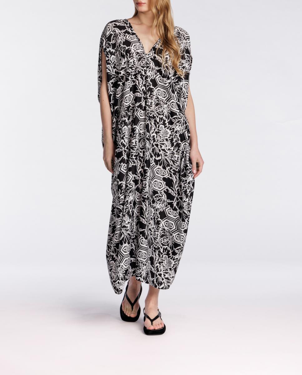 Imagen 0 de Caftán de mujer con estampado floral