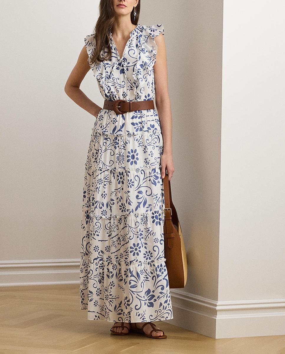 Imagen 0 de Vestido largo con estampado