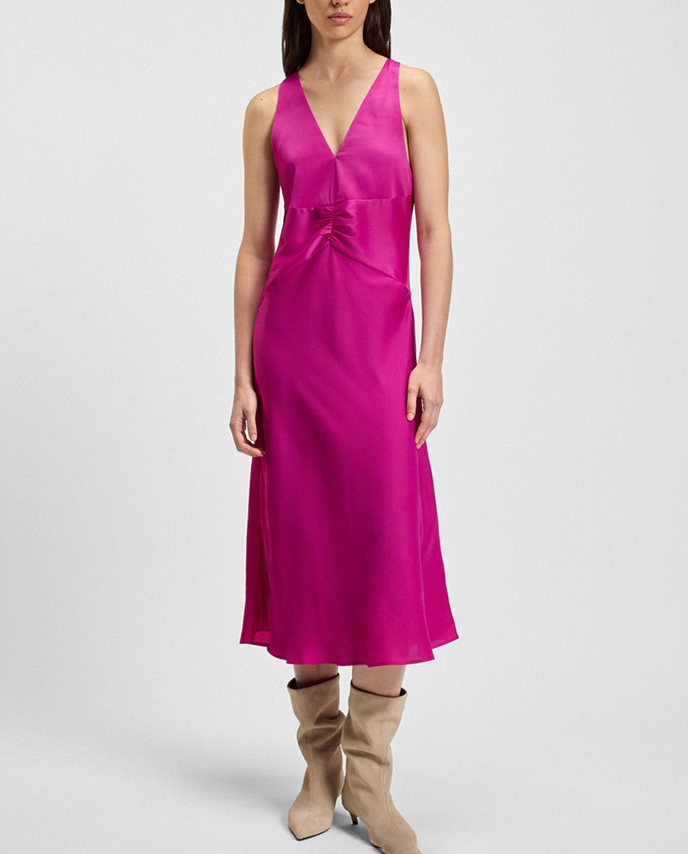 Imagen 0 de Vestido escote pico sin mangas