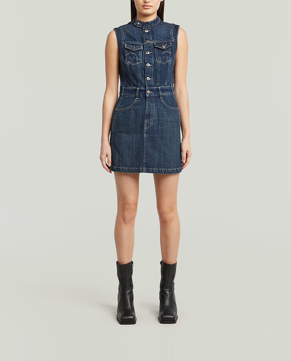 Imagen 0 de Vestido Slim ajustado con botones
