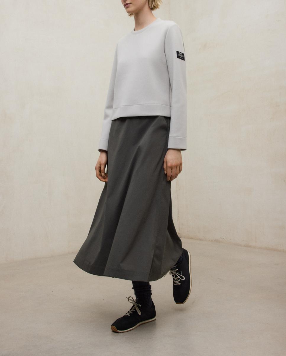 Imagen 0 de Vestido de mujer con cintura ajustable y silueta relajada