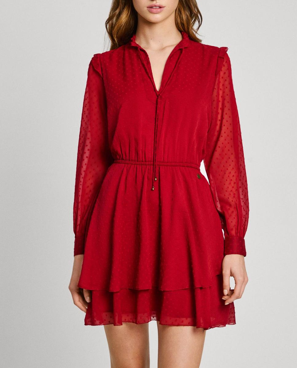 Imagen 0 de Vestido de mujer mini volantes