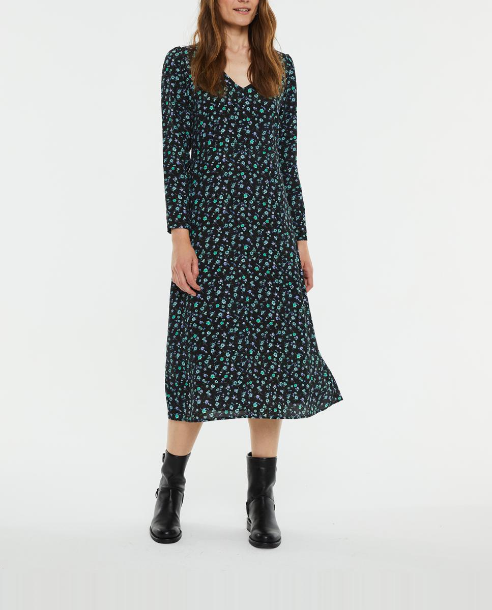 Imagen 0 de Vestido de mujer midi estampado floral