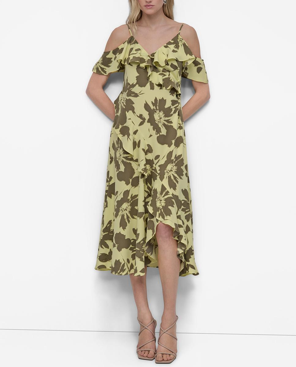 Imagen 0 de Vestido fluido volante