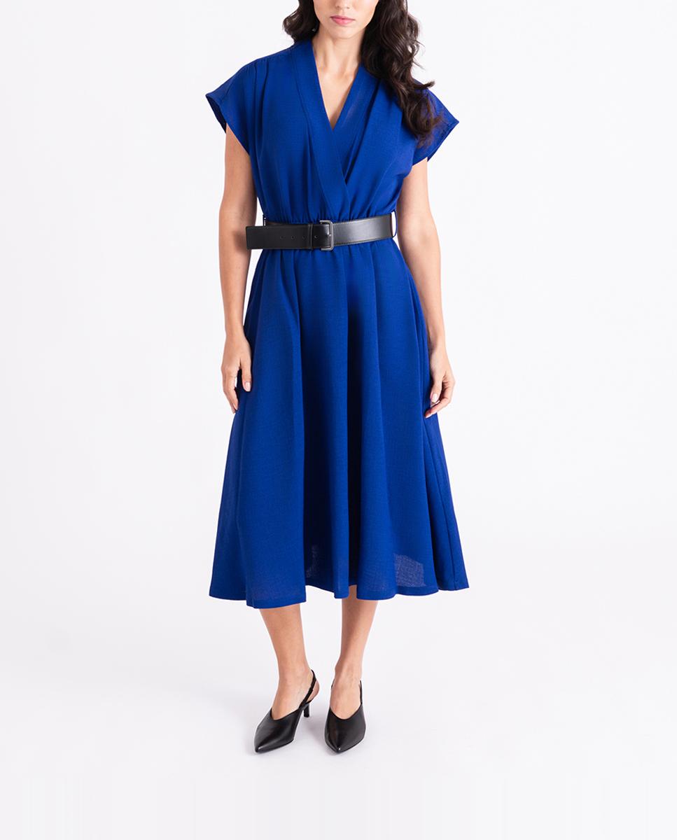 Imagen 0 de Vestido midi con cinturón