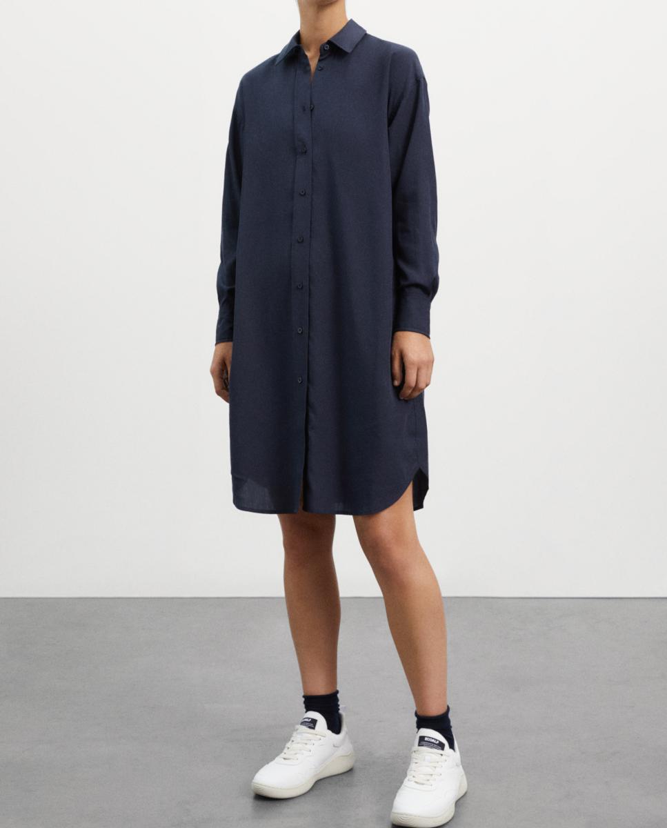Imagen 0 de El vestido Topaz está compuesto de Tencel™ Lyocell 100%, fibras que se extraen de la madera siguiendo un proceso
