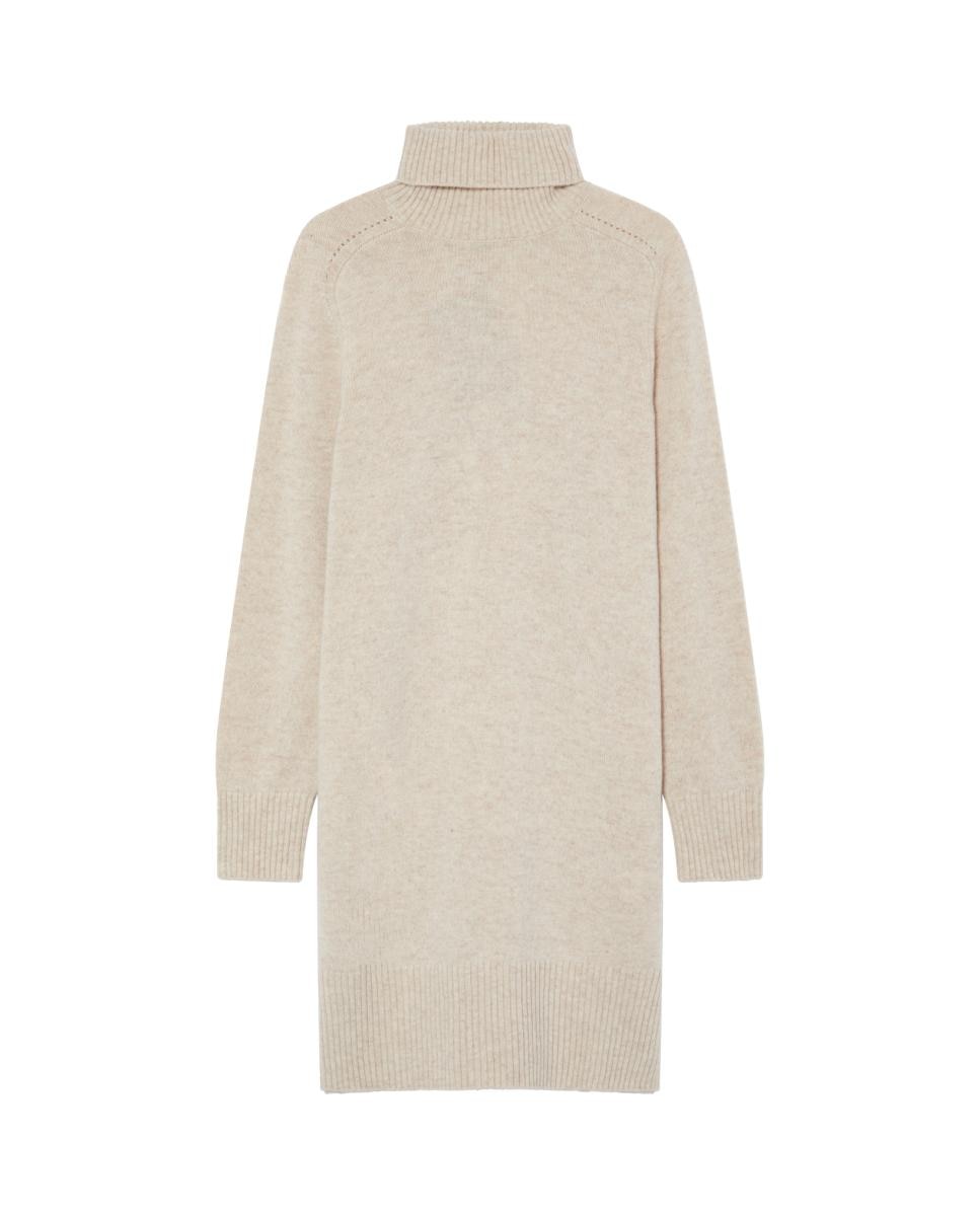 Imagen 0 de El vestido Thea Dress está hecho de 100% Lana reciclada, una alternativa que elegimos para evitar el uso de materiales