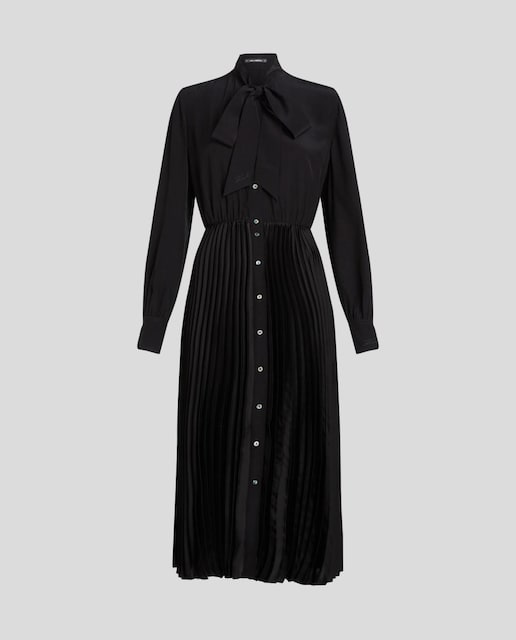 Imagen 0 de Vestido De Camisa Plisada de mujer