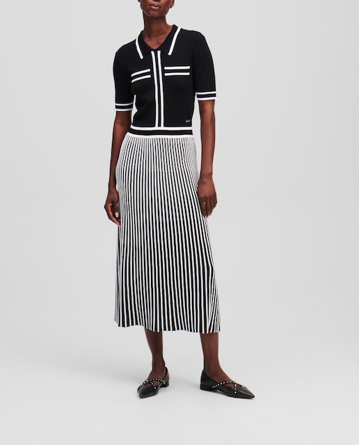 Imagen 0 de Vestido De Punto Plisado de mujer