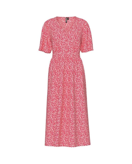 Imagen 0 de Vestido midi estampado y manga 2/4 de mujer