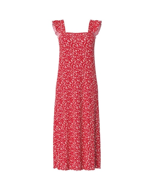 Imagen 0 de Vestido midi de flores de mujer.