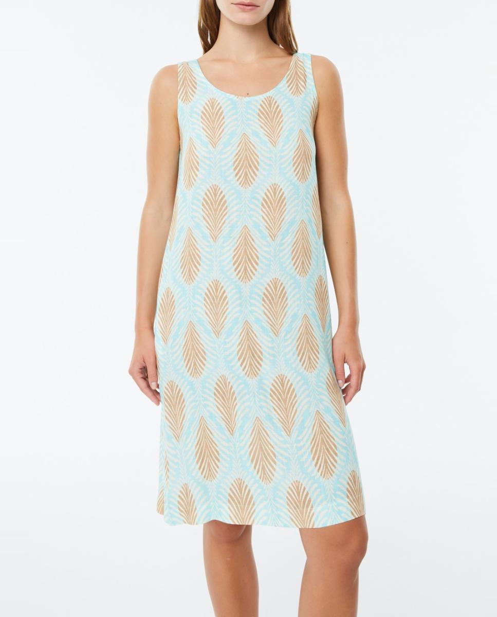 Imagen 0 de Vestido midi estampado de tirantes