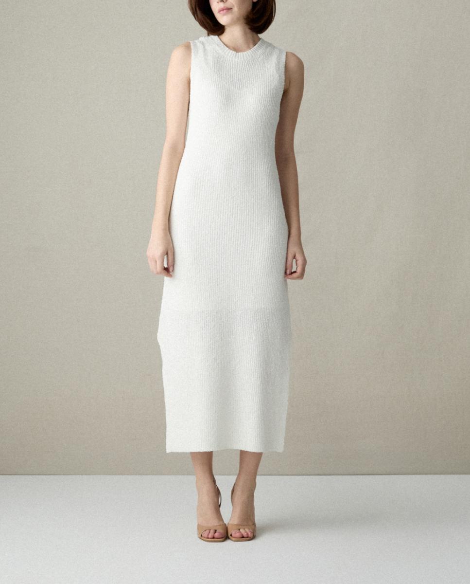 Imagen 0 de Vestido punto cinta largo