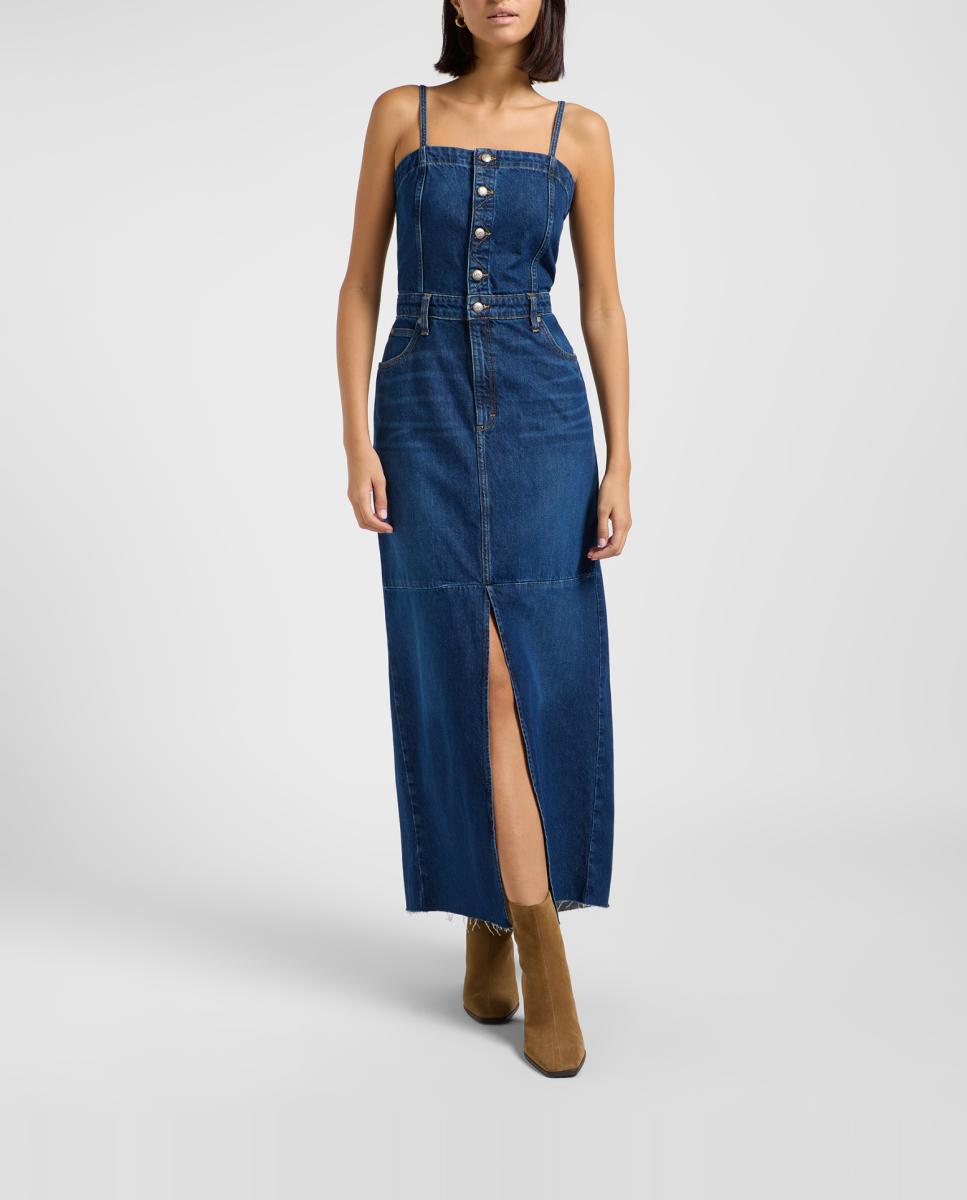 Imagen 0 de Vestido largo de mujer estilo americano