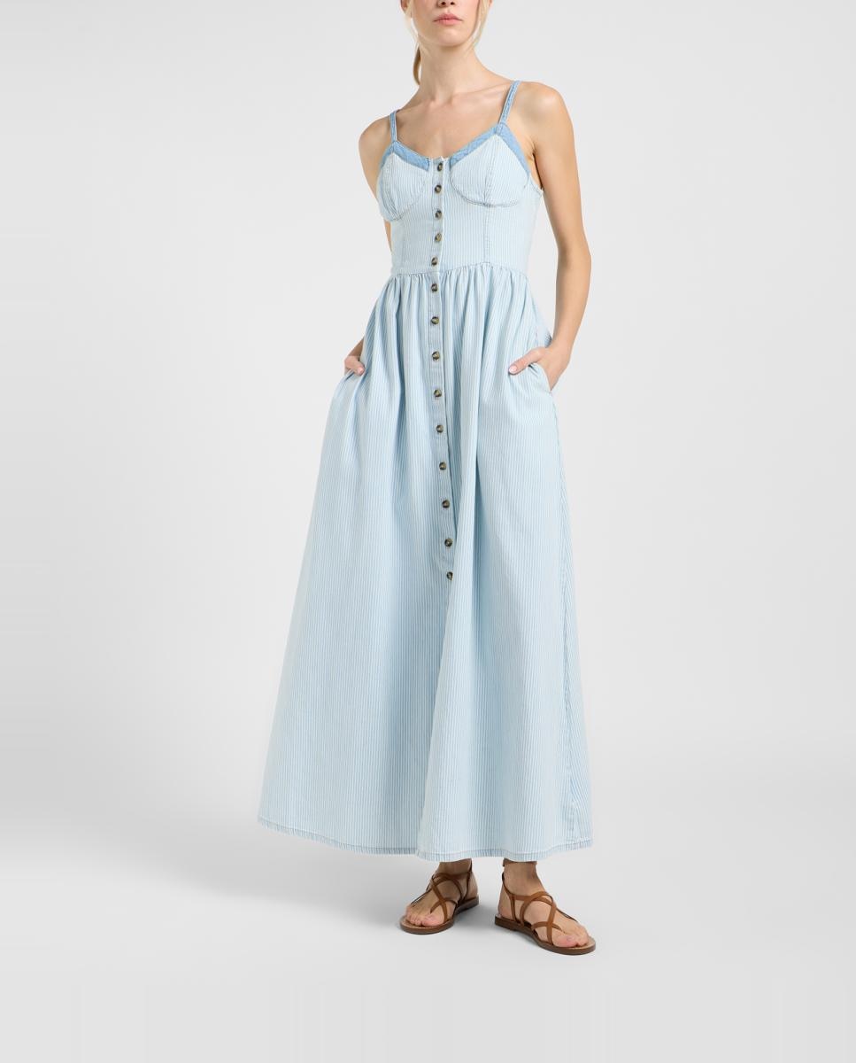 Imagen 0 de Vestido largo de mujer tipo corsé
