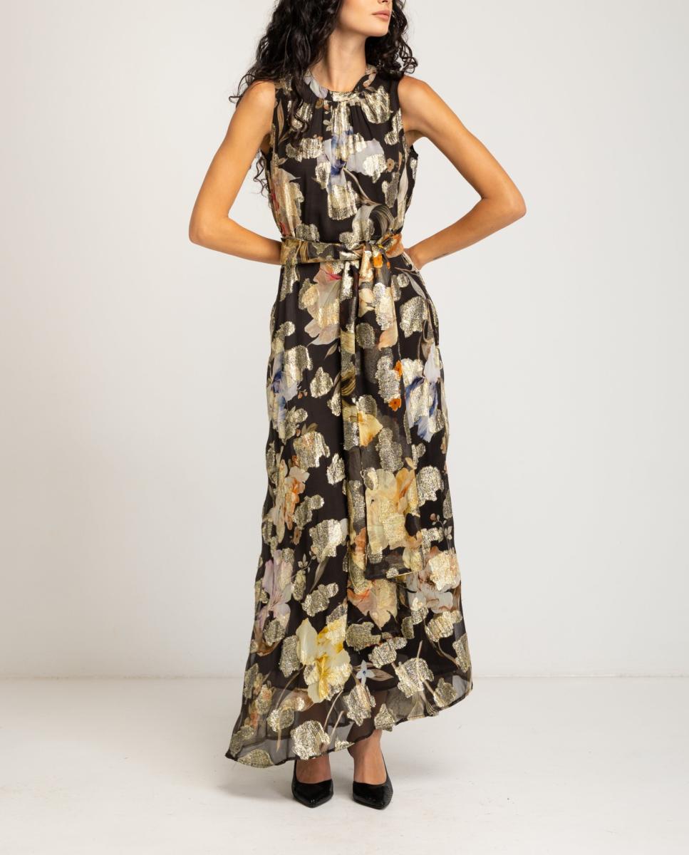 Imagen 0 de Vestido largo sin mangas de mujer