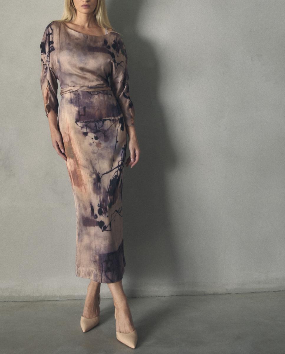 Imagen 0 de Vestido estampado
