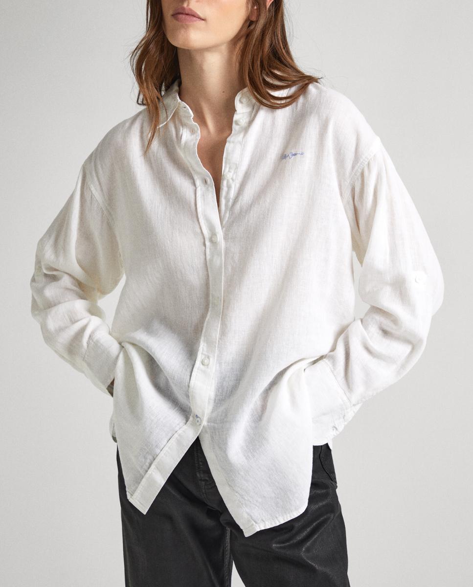 Imagen 0 de Camisa de mujer manga larga fit relaxed
