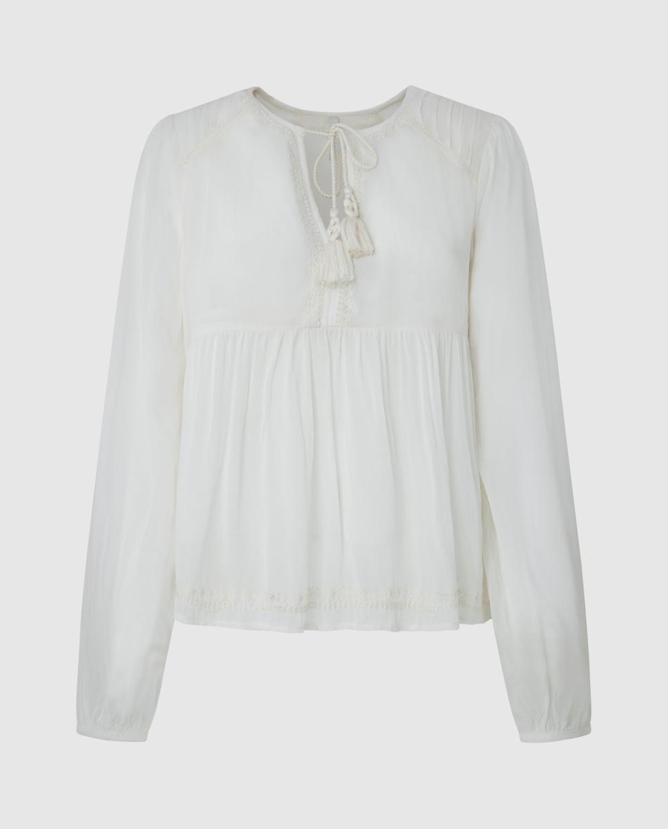 Imagen 0 de Camisa de mujer manga larga fit relaxed