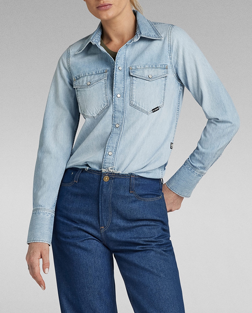 Imagen 0 de Camisa denim de G-Star RAW de mujer