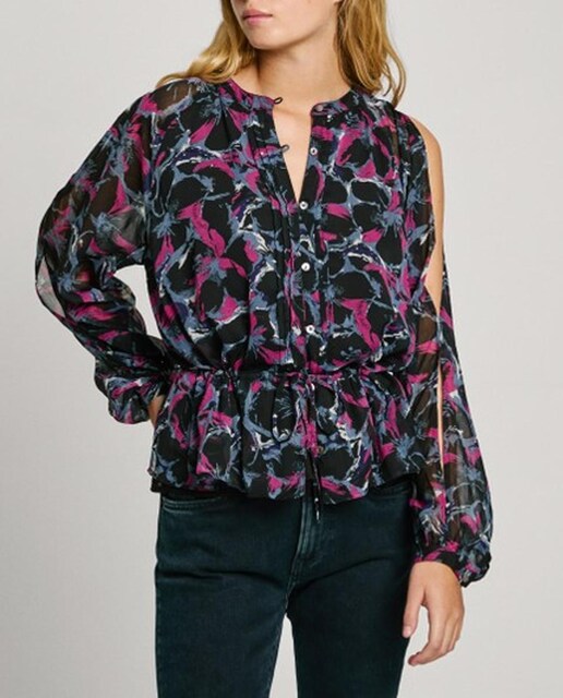 Imagen 0 de Blusa de mujer con aberturas hombros