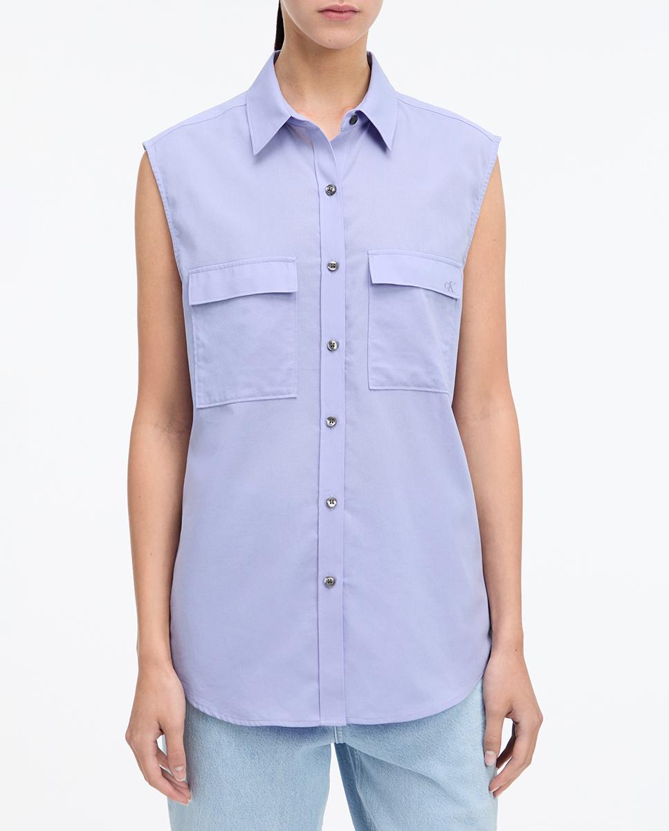 Imagen 0 de Camisa de mujer sin mangas