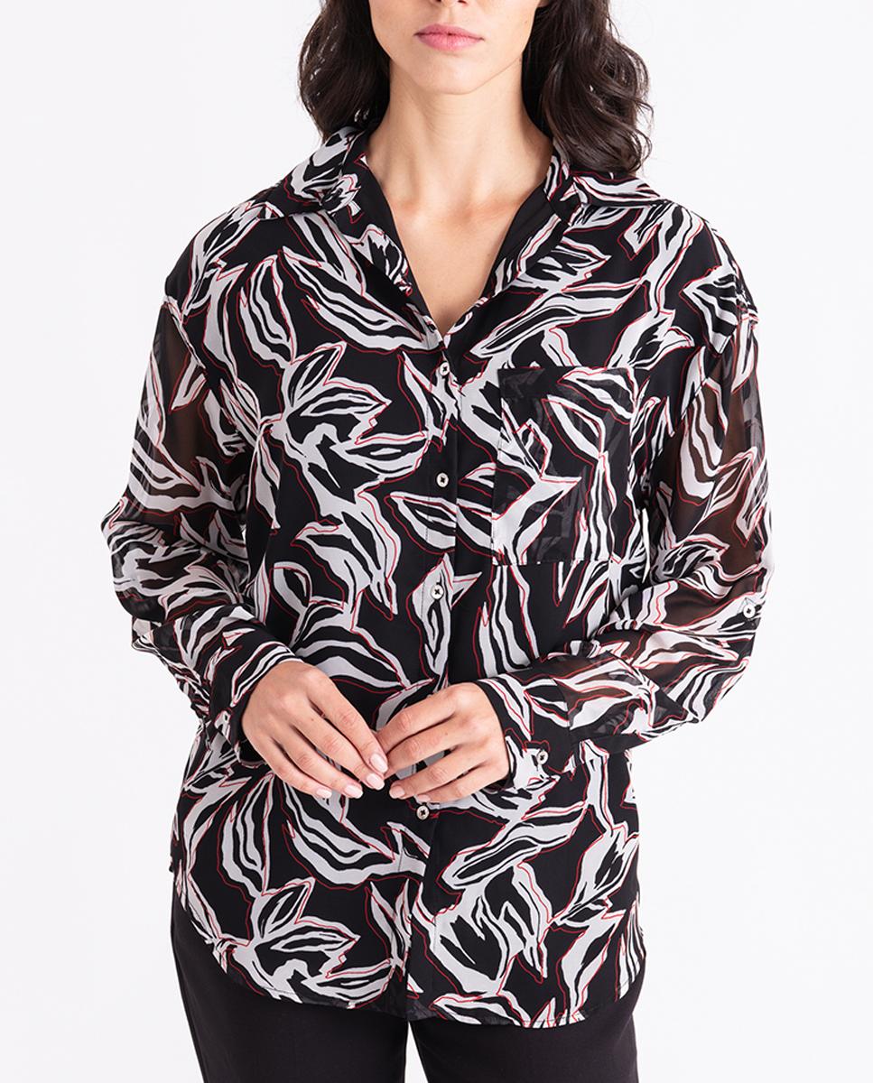 Imagen 0 de Blusa de mujer con estampado floral