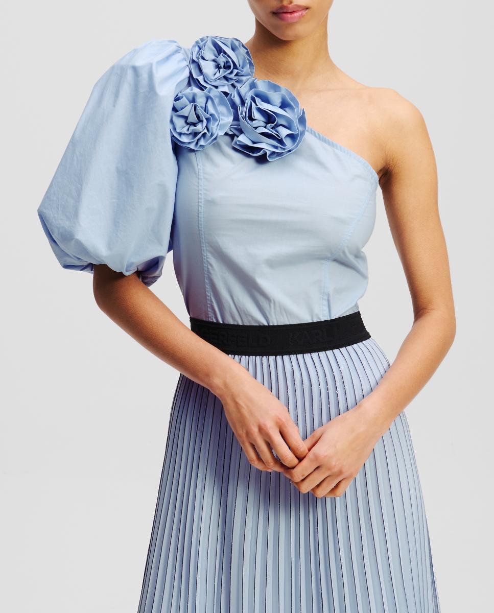 Imagen 0 de Blusa Flor De Un Hombro de mujer