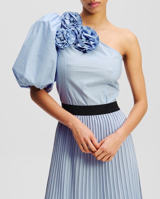 Imagen 0 de Blusa Flor De Un Hombro de mujer