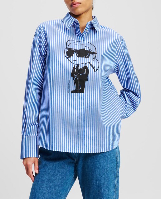Imagen 0 de Camisa Con Estampado Ikon Karl de mujer