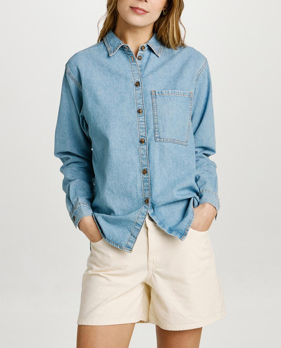 Imagen 0 de Camisa vaquera de mujer