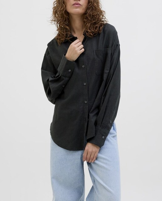 Imagen 0 de Camisa de mujer de manga larga oversize