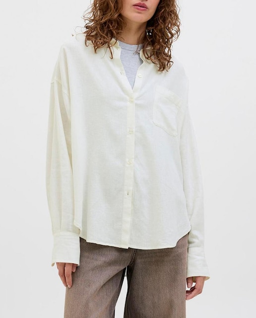 Imagen 0 de Camisa de mujer manga larga oversize