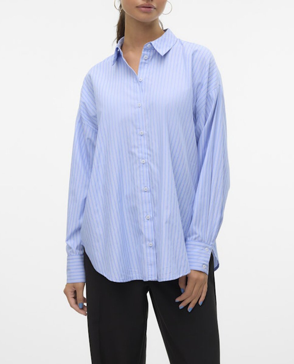 Imagen 0 de Camisa oversize de mujer de manga larga