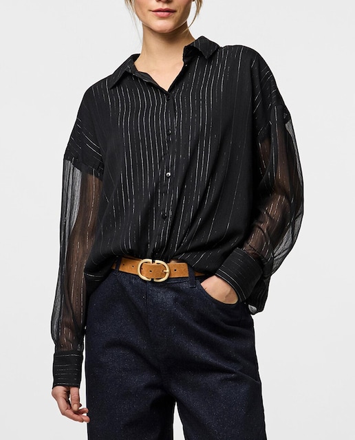 Imagen 0 de Camisa de lurex de mujer.