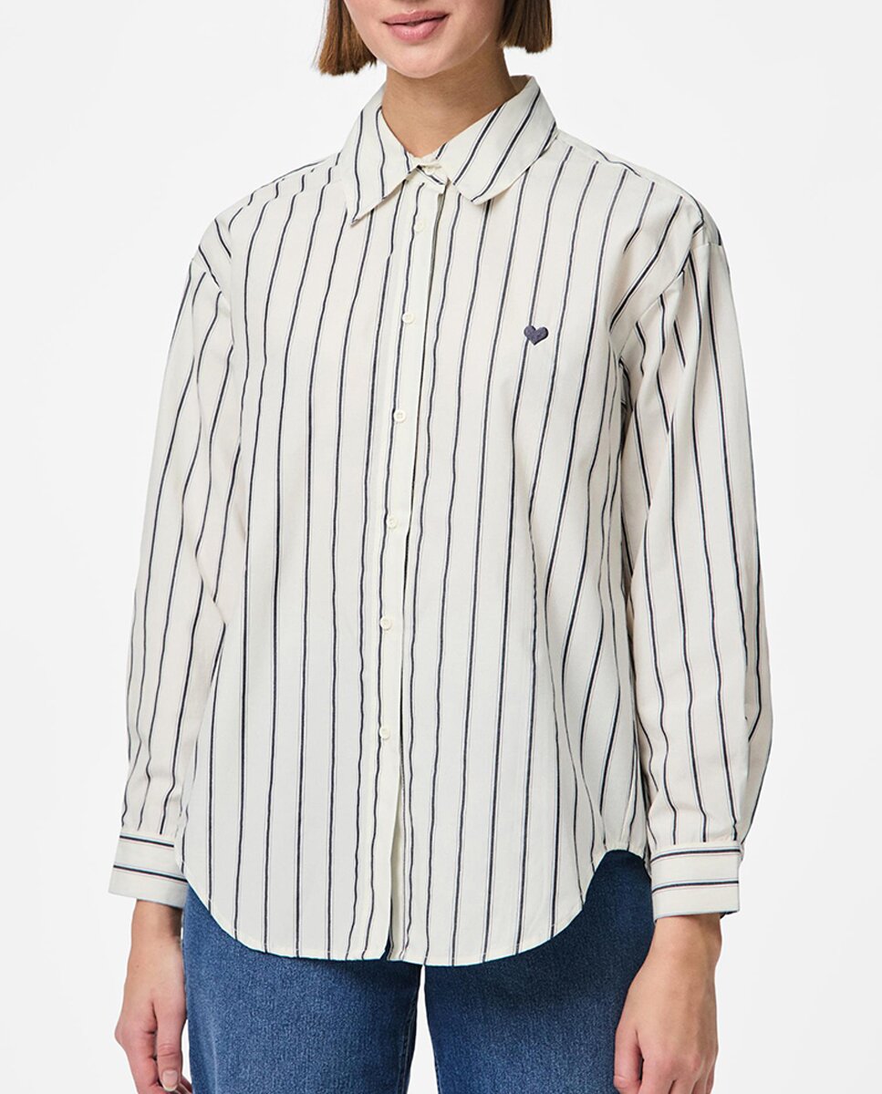 Imagen 0 de Camisa de rayas de mujer