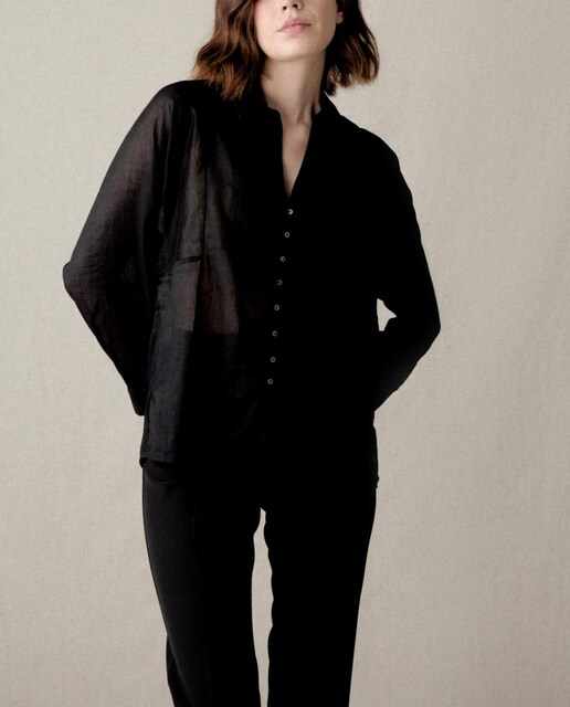 Imagen 0 de Camisa con tablas en pecho