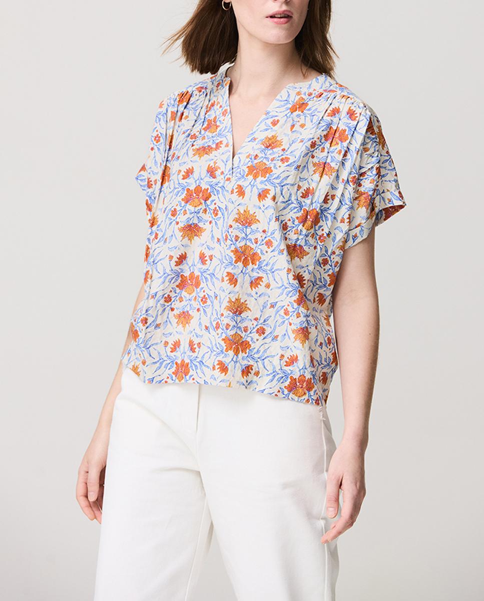 Imagen 0 de Blusa de mujer con estampado floral
