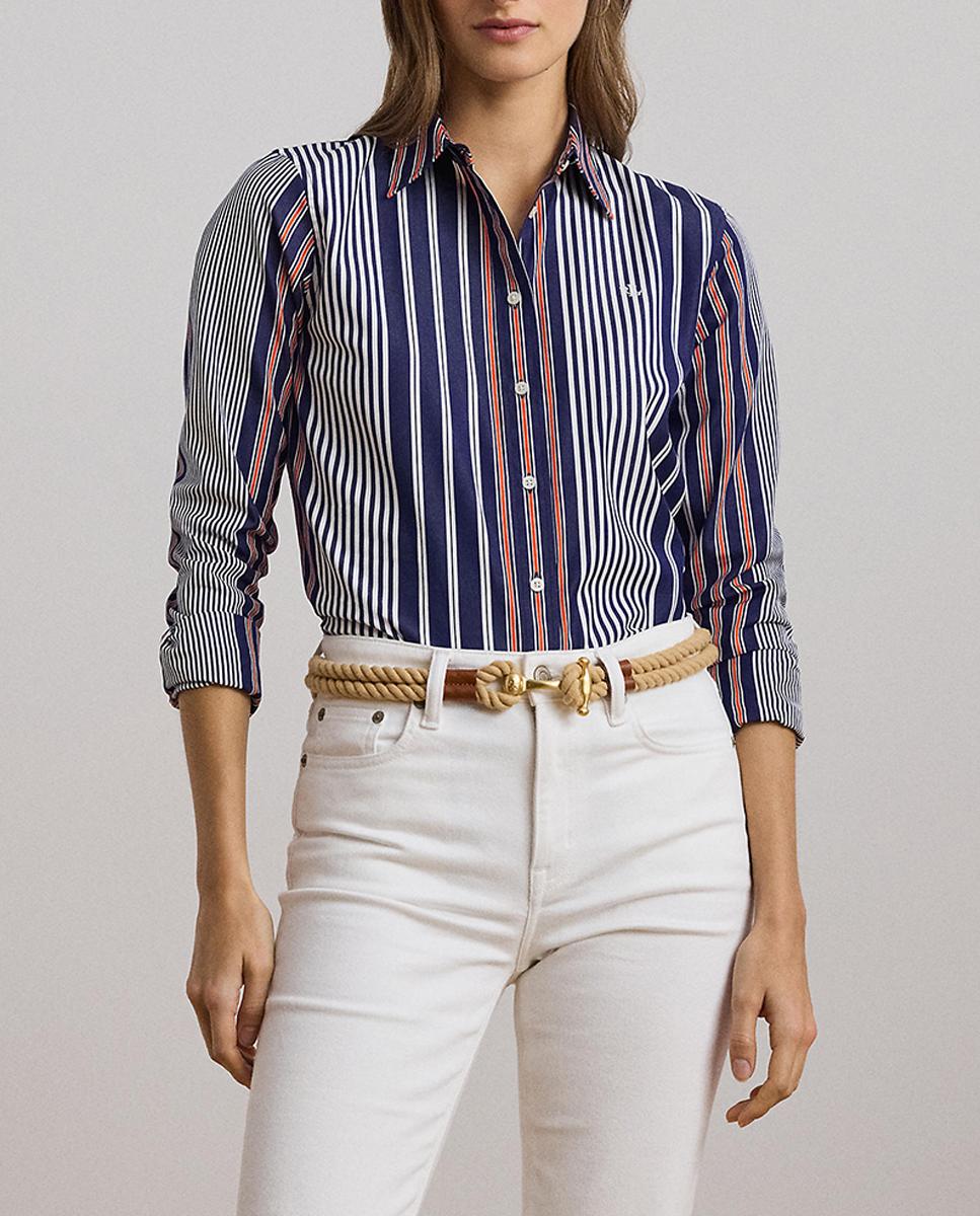 Imagen 0 de Camisa de mujer de algodón de manga larga