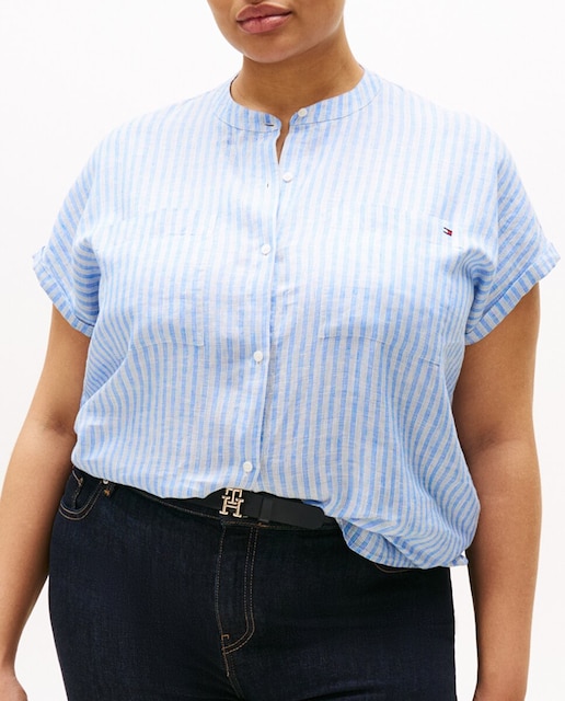 Imagen 0 de Blusa de manga corta con bolsillos