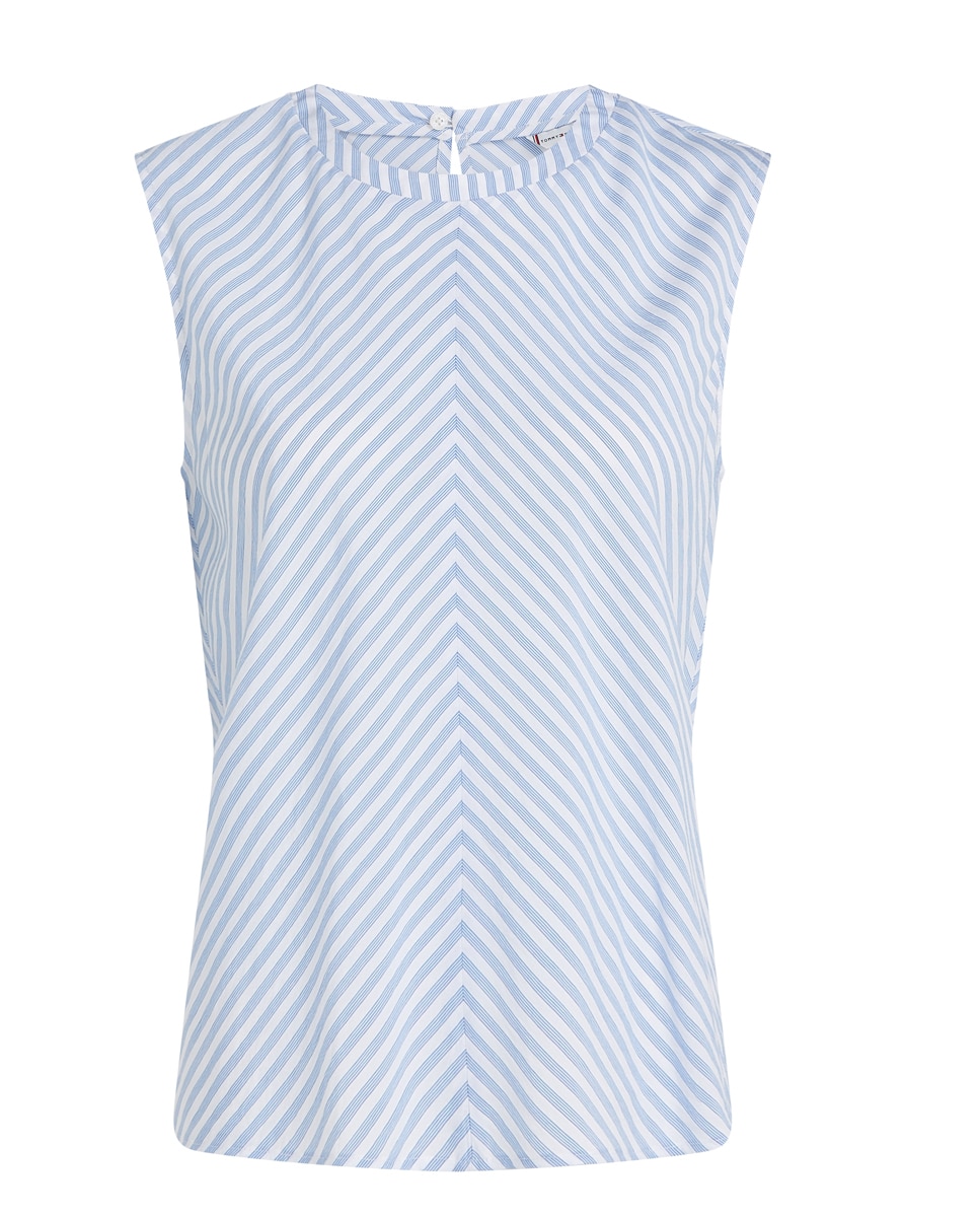 Imagen 0 de Blusa sin mangas de cuello redondo