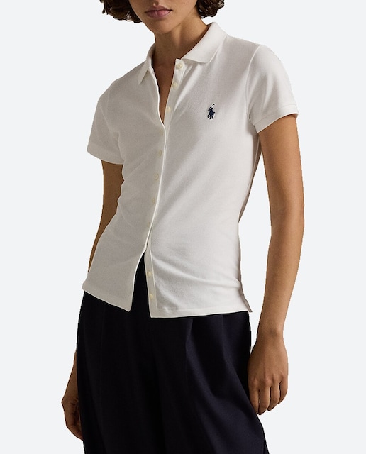 Imagen 0 de Polo de mujer de manga corta con botones